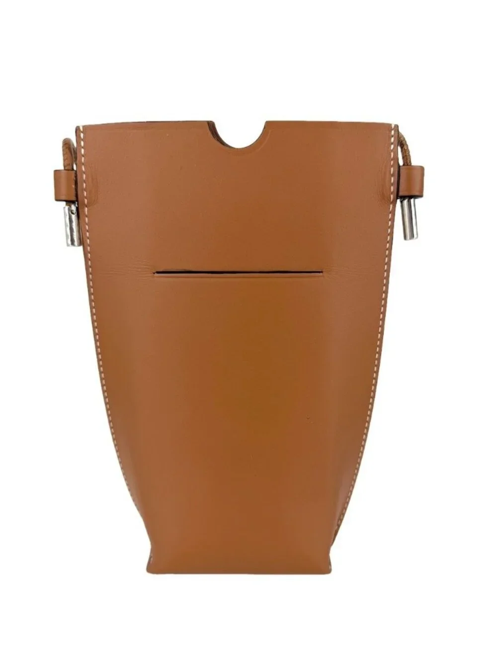 Loewe Shoulder Bag Anagram Gate Pocket Pochette Pouch Crossbody Smartphone